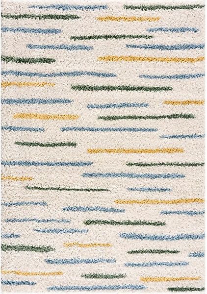Carpet City Hochflor-Teppich »Pulpy 562«, rechteckig, besonders weich, Stre günstig online kaufen
