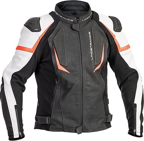 Lindstrands Motorradjacke Sanden Motorrad Lederjacke protektoren reißversch günstig online kaufen