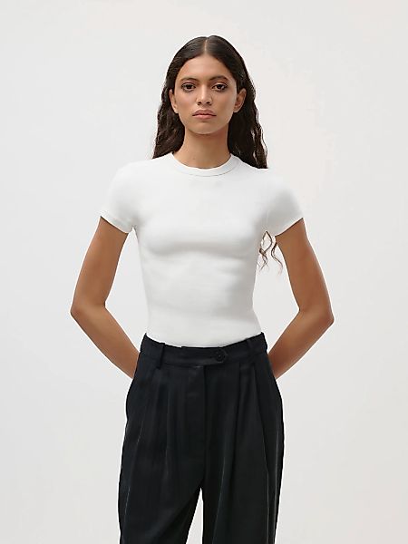 LeGer T-Shirt "Ria, LeGer by Lena Gercke" schlicht, slim fit günstig online kaufen