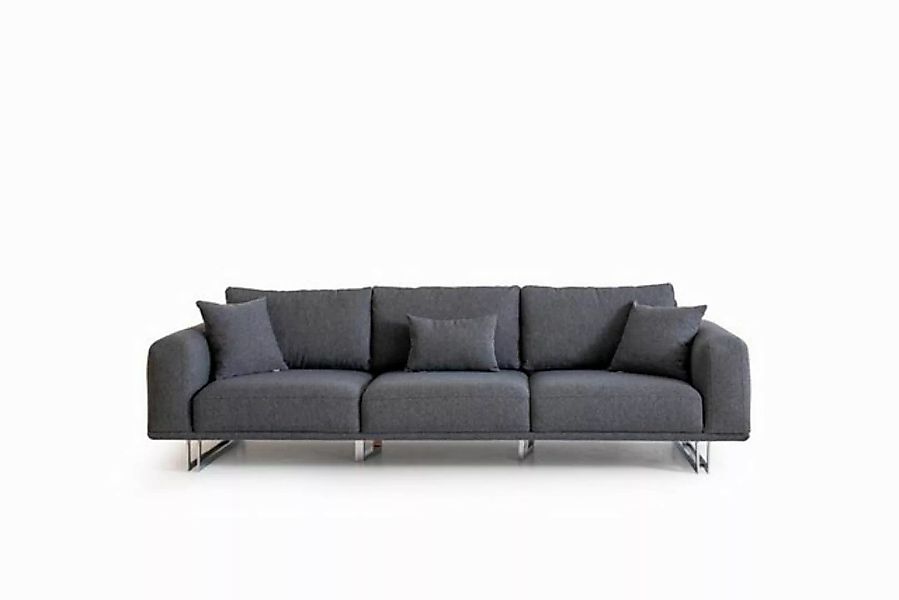 Xlmoebel Sofa Viersitzer Entspannungssofa mit Schlaffunktion aus Stoff - So günstig online kaufen