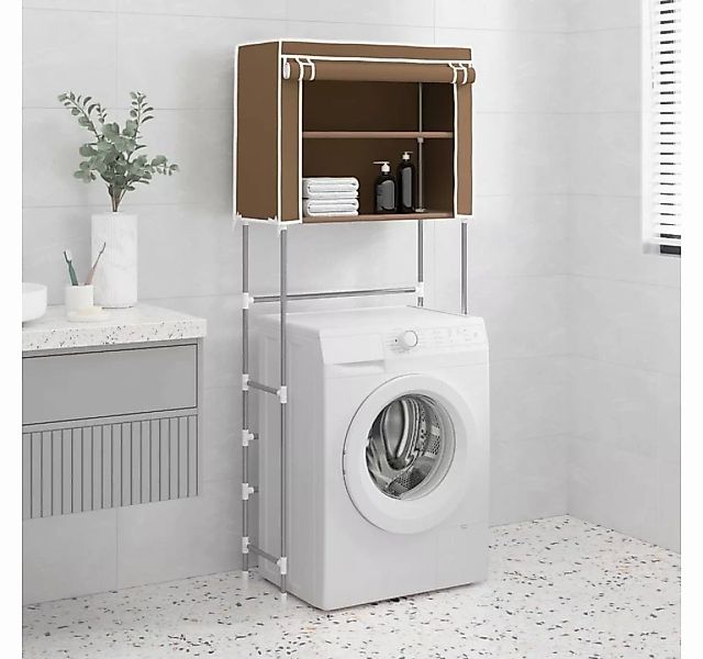 DOTMALL Waschmaschinenumbauschrank Waschmaschinenregal Metall 2 Ablagen 71x günstig online kaufen
