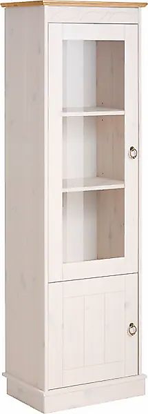 Home affaire Vitrine »Indra«, aus massiver Kiefer, FSC®, 2trg., Höhe 145 cm günstig online kaufen
