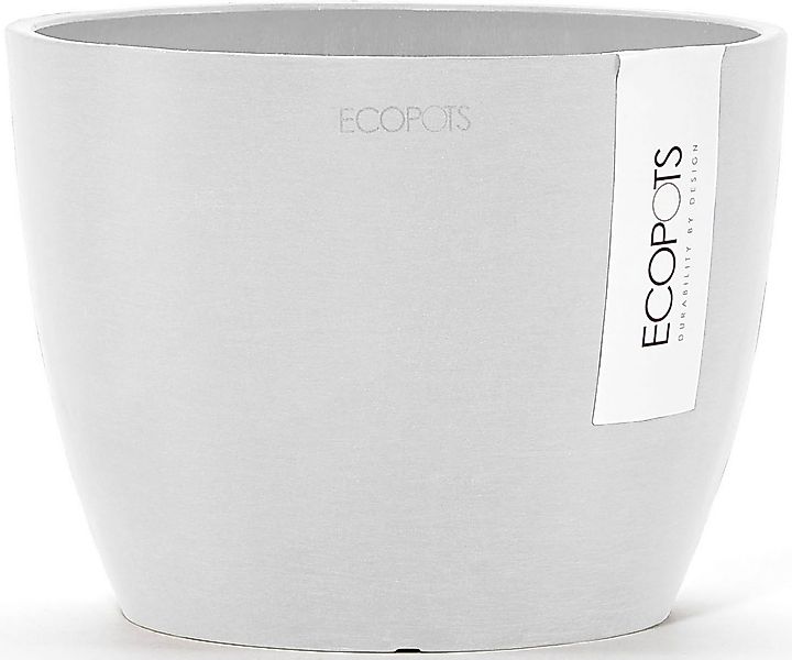 ECOPOTS Blumentopf Stockholm Mini 16 Weiß, für innen und außen: frostsicher günstig online kaufen