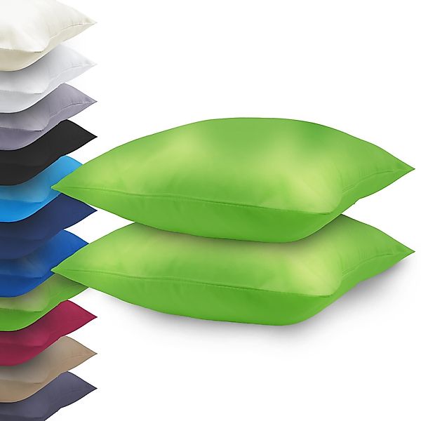 NatureMark Kissenbezüge 2er Pack Mikrofaser Kissenbezug, günstig online kaufen