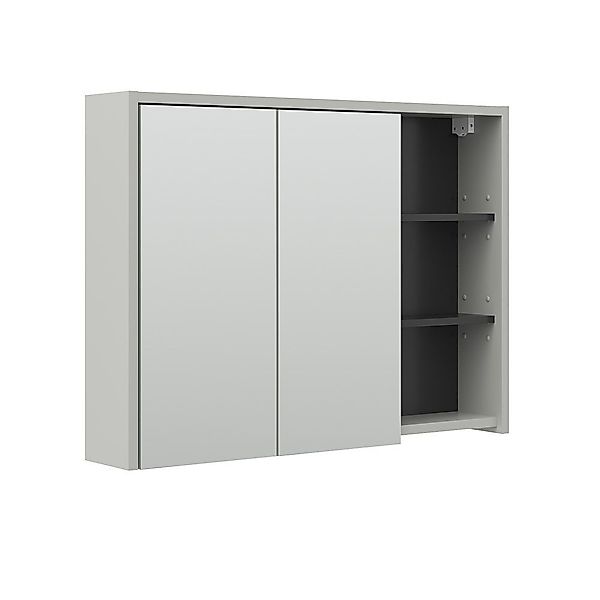 Vicco Badezimmerspiegelschrank Viola, Grau/Anthrazit, 100 x günstig online kaufen