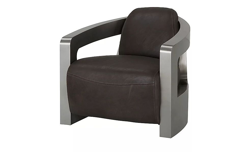 Sessel im Industriallook - braun - 76 cm - 70 cm - 85 cm - Polstermöbel > S günstig online kaufen