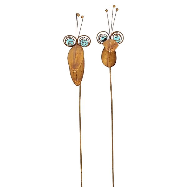 Frank Flechtwaren Gartenstecker Gartenstecker "Vogelplausch", 2er günstig online kaufen