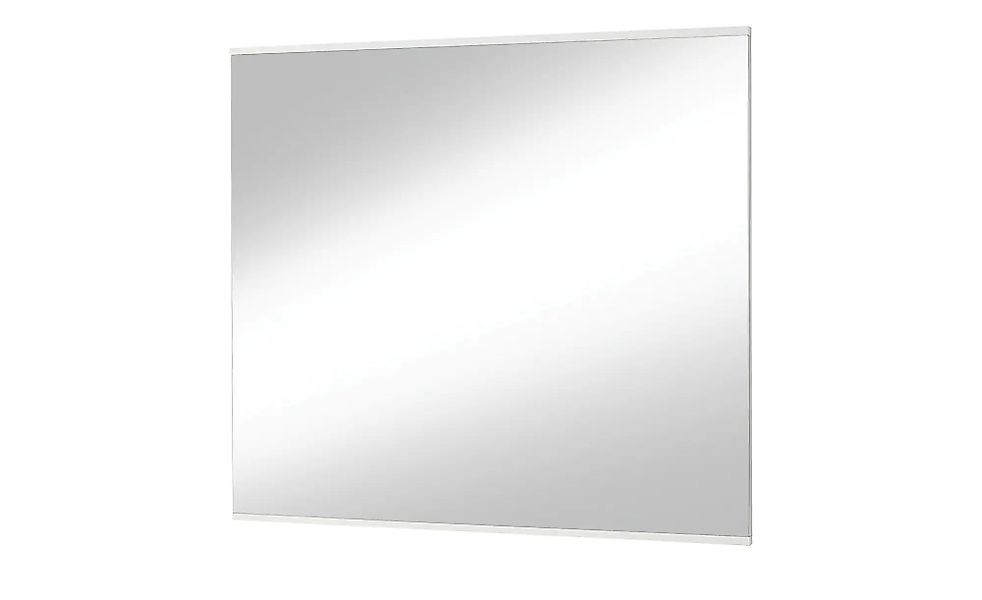 Spiegel  82 x 80 cm Skala ¦ weiß ¦ Glas,Aluminium,Holzwerkstoff ¦ Maße (cm) günstig online kaufen