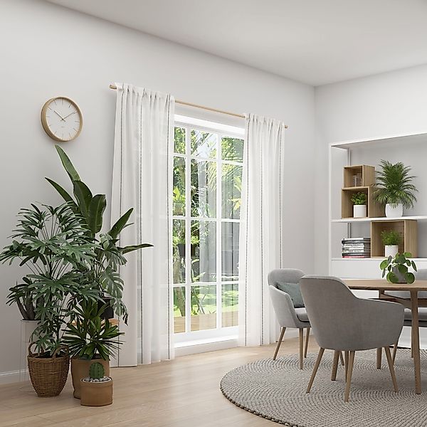 Neutex for you Vorhang "RASA" Multifunktionsband 1 Stk. tlg. Feiner Längsst günstig online kaufen