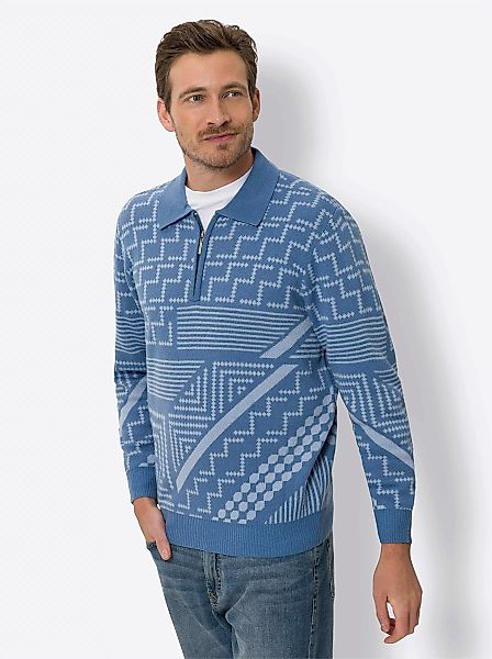 Sieh an! Strickpullover Polopullover günstig online kaufen