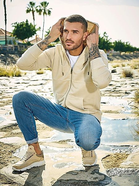 emilio adani Kapuzensweatjacke Sweatjacke mit Kapuze günstig online kaufen