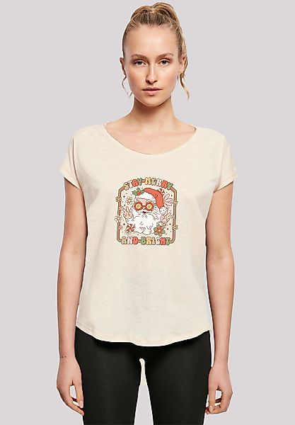 F4NT4STIC T-Shirt "Stay Merry And Bright Hippie Santa" Premium Qualität, We günstig online kaufen