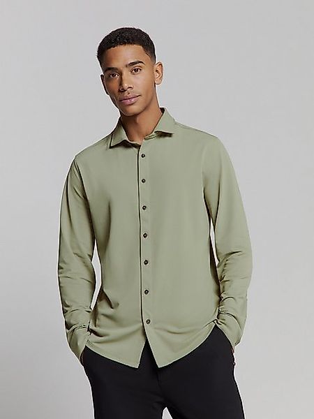 NO EXCESS Langarmhemd No Excess Jersey-reisehemd günstig online kaufen