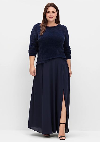 Sheego Rundhalspullover "Pullover" günstig online kaufen