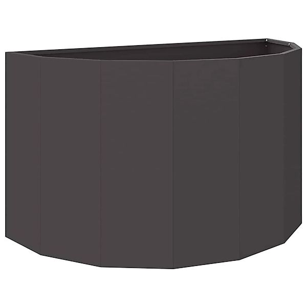 vidaXL Pflanzkübel Schwarz 90 x 45 x 50 cm Stahl 883710 günstig online kaufen