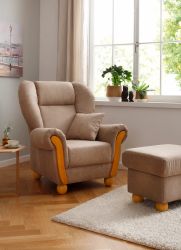 Home affaire Loungesessel "Milano Vintage, Hochlehnsessel, Ohrensessel" hoh günstig online kaufen