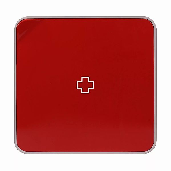 home24 Paperflow Medizinschrank multiBox Kunststoff Rot 32x32x7 cm (BxHxT) günstig online kaufen