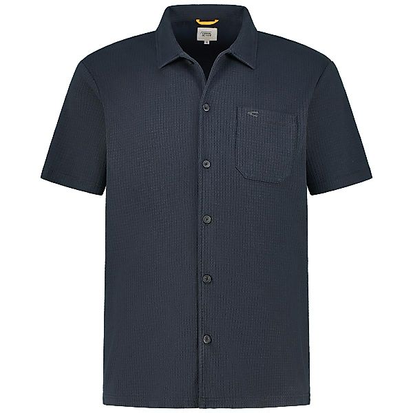 camel active Freizeithemd aus Baumwollmix Farbe dunkelblau Größe: 4XL günstig online kaufen