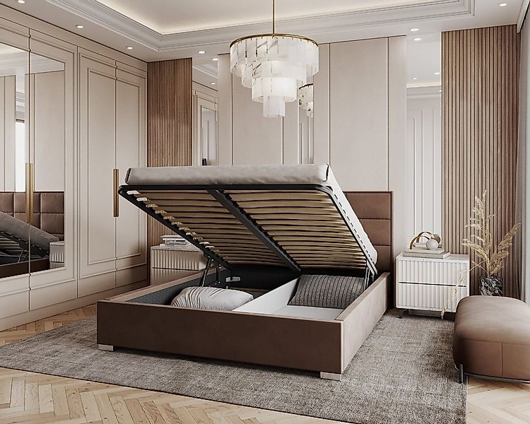 thematys Polsterbett Stauraumbett Velours 120x200, 140x200, 160x200, 180x20 günstig online kaufen