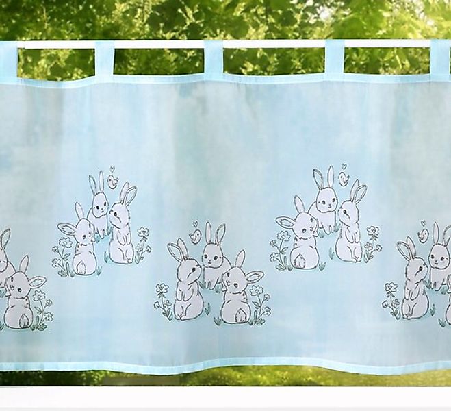 Weckbrodt Scheibengardine "Linus" Schlaufen 1 Stk. tlg. Bistro, Voile, bedr günstig online kaufen