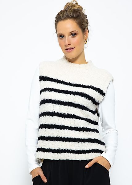 SASSYCLASSY Pullunder Lockerer Pullunder aus weichem günstig online kaufen
