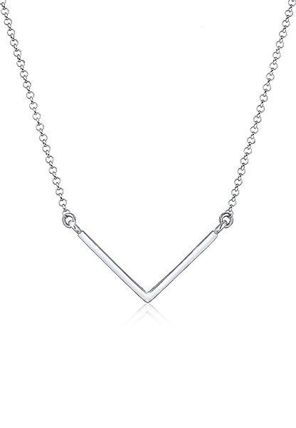 Elli Kette mit Anhänger V-förmiger Anhänger günstig online kaufen