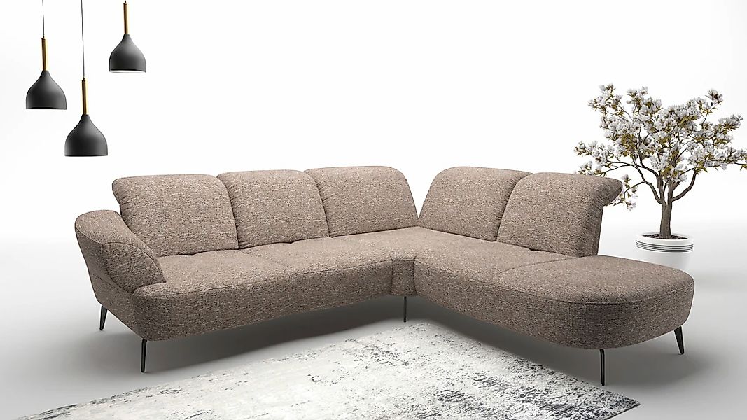 sit&more Ecksofa "Dance, L-Form, inkl. Sitztiefenverstellung", inkl. Click& günstig online kaufen