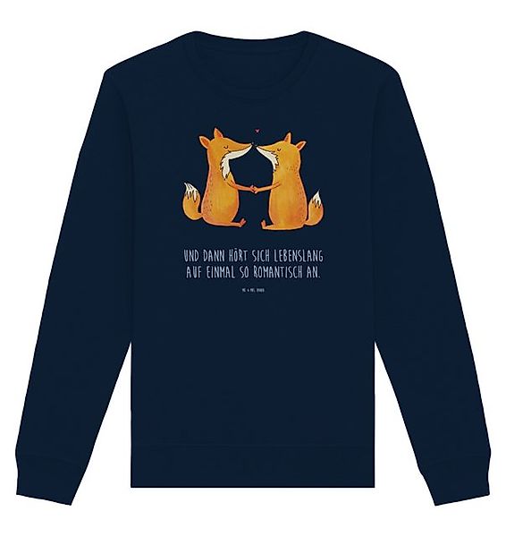 Mr. & Mrs. Panda Longpullover Füchse Liebe Größe XL - French Navy - Geschen günstig online kaufen