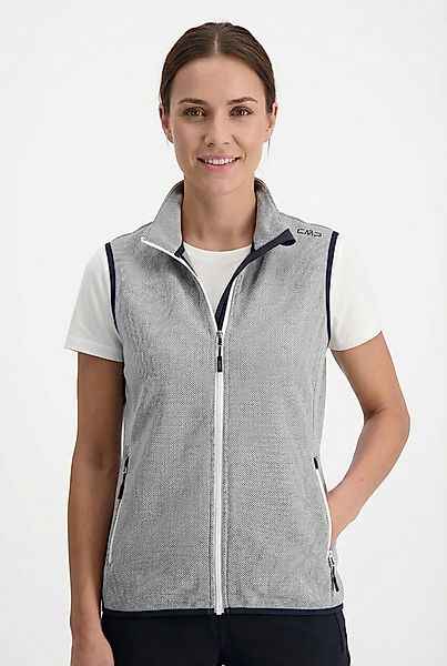 CMP Fleeceweste aus Polyester und Baumwolle, sportlicher Stil, leichtes Gew günstig online kaufen