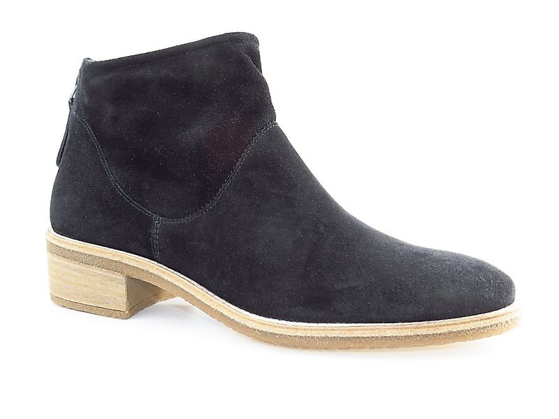 Paul Green Royal Suede schwarz Stiefelette günstig online kaufen