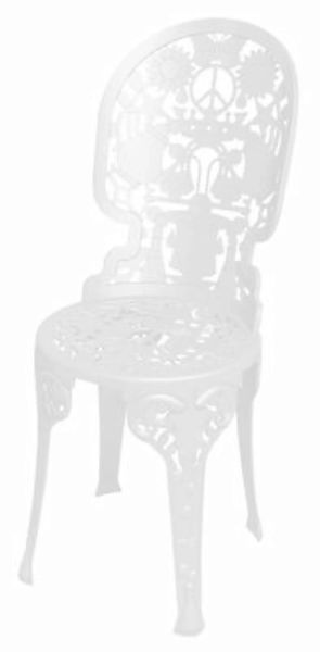 Stuhl Industry Garden metall weiß - Seletti - Weiß günstig online kaufen