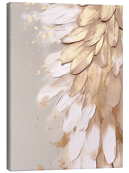 Posterlounge Leinwandbild Bella Eve, Halo Feathers günstig online kaufen