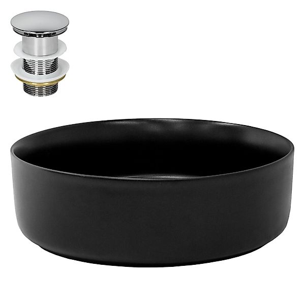 LuxeBath Waschbecken Aufsatzwaschbecken aus Keramik Einbaubecken günstig online kaufen
