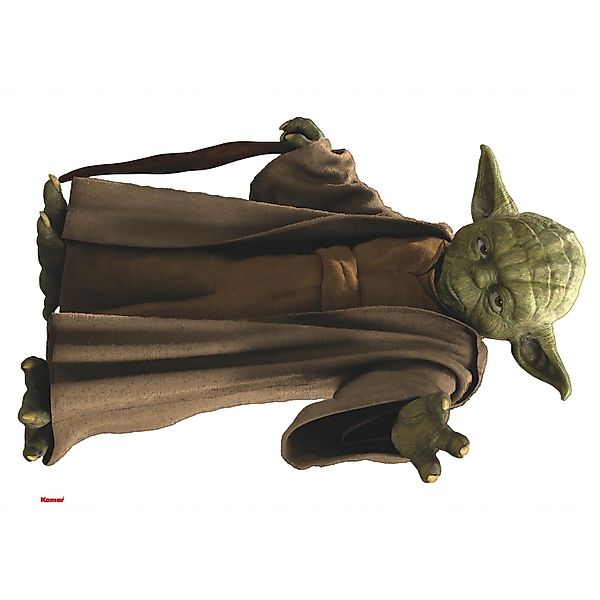 Komar Wandtattoo Star Wars Yoda - Größe 100 x 70 cm (1 St), Künstler: Komar günstig online kaufen