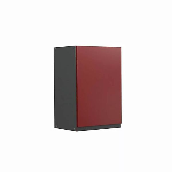 Vicco Hängeschrank Küchenschrank J-Shape 40 cm Anthrazit/Rot günstig online kaufen