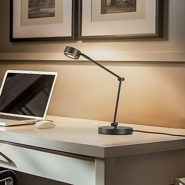 Lindby Tischleuchte Jyla, schwarz, 2700K, GX53, Eisen günstig online kaufen