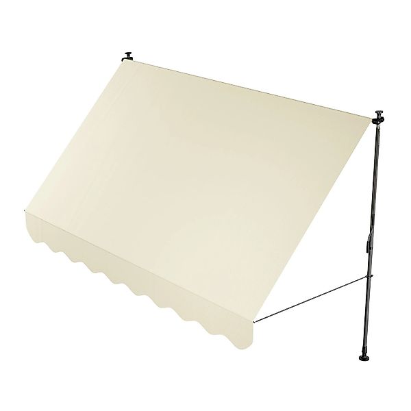 Juskys Klemmmarkise Kapstadt 300 x 120 cm Beige günstig online kaufen