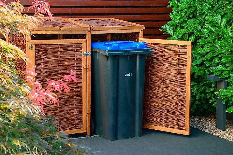 dobar Mülltonnenbox, 2x240l, BxTxH: 137x83x132 cm günstig online kaufen