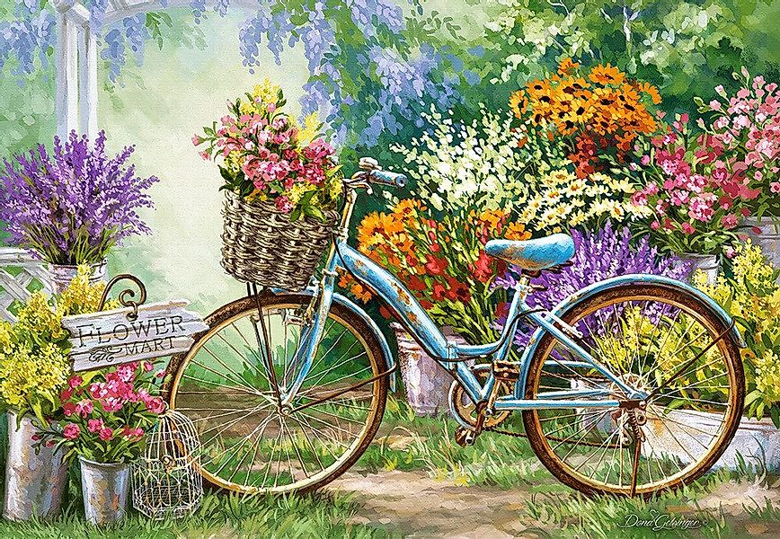 Castorland Puzzle Bepflanztes Fahrrad, Puzzleteile günstig online kaufen