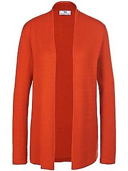 Strickjacke Modell Caro Peter Hahn orange günstig online kaufen