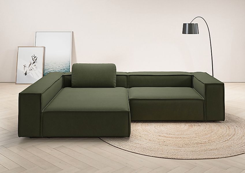 Home affaire Ecksofa "Watertown, moderne XXL L-Form, 306 cm breit" Komforta günstig online kaufen