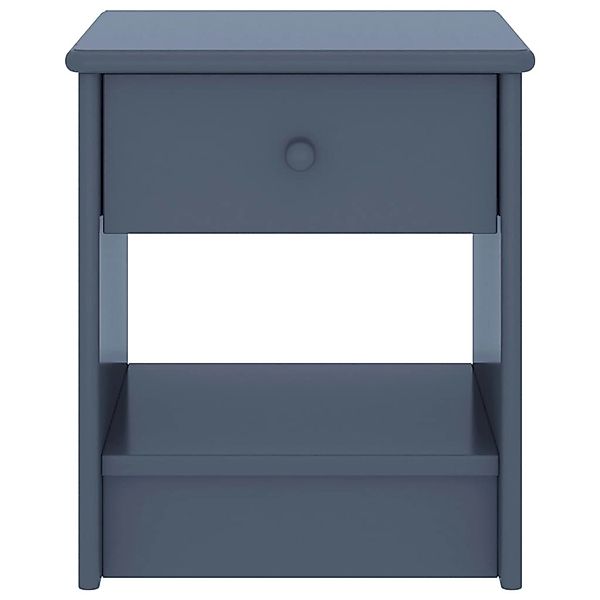 vidaXL Nachttisch Hellgrau 35x30x40 cm Kiefer Massivholz günstig online kaufen