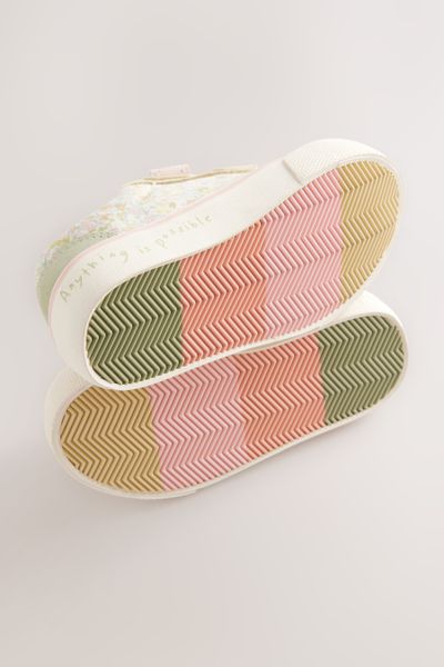 Next Sneaker mit Klettverschlussriemen und Print günstig online kaufen