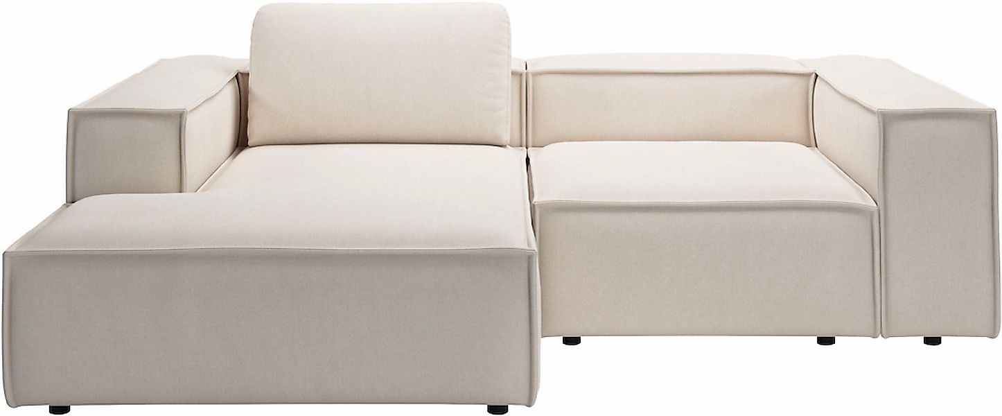 PLACES OF STYLE Ecksofa "Watertown, kompakte L-Form, 246 cm breite für klei günstig online kaufen