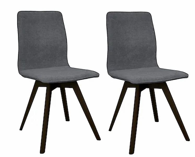 andas Esszimmerstuhl »Rania«, (Set), 2 St., Microfaser, Massivholzgestell, günstig online kaufen
