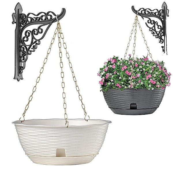 GarPet Blumenampel Pflanzenampel Hängeschale Blumenampel Hängeampel günstig online kaufen