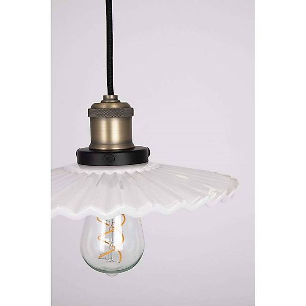 Globen Lighting Pendelleuchte COBBLER, weiß, Ø 25 cm günstig online kaufen