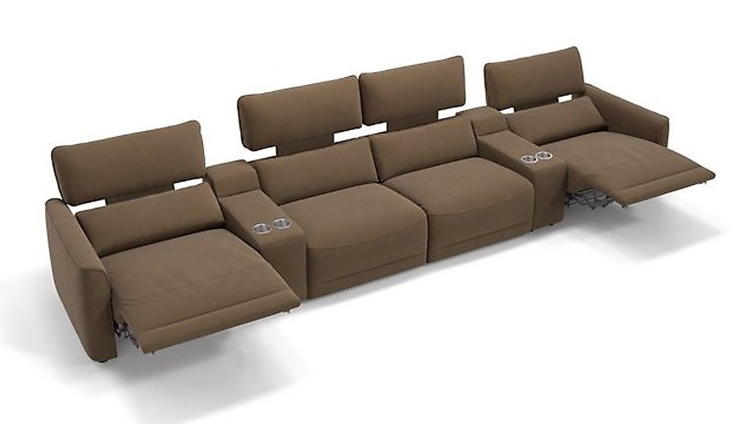 Sofanella 4-Sitzer Stoff GALA, Heimkinosofa, Kinocouch, Funktionssofa, Kino günstig online kaufen