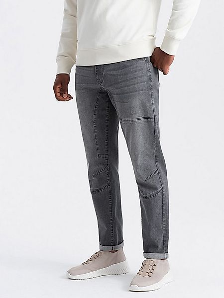 OMBRE Tapered-fit-Jeans Jeanshose TAPER FIT Pinroll günstig online kaufen
