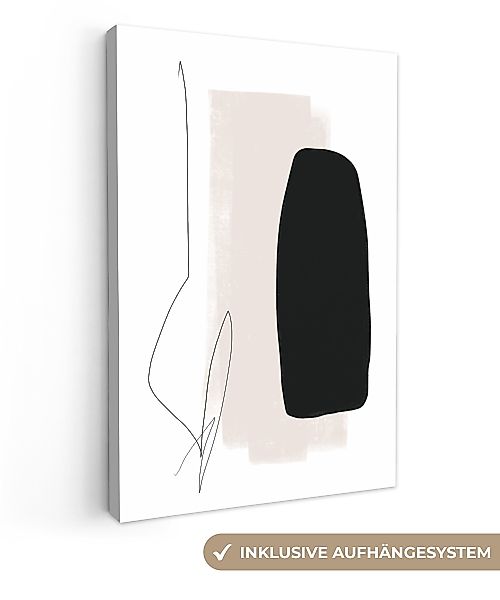 OneMillionCanvasses® Leinwandbild Malerei - Linienkunst - günstig online kaufen